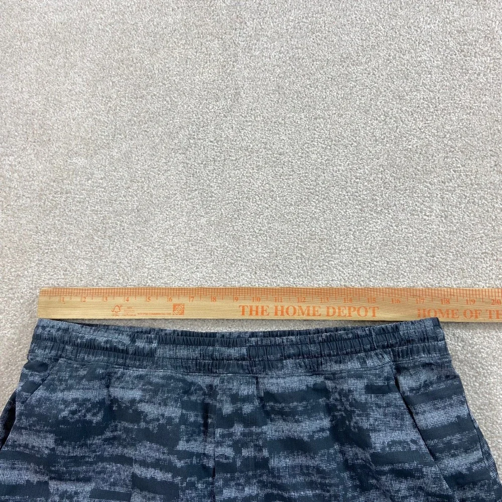 Lululemon Peloton Pace Breaker Shorts Mens XXL Grey Black Glitch Liner 9